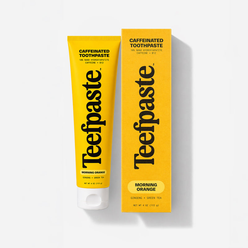 Preorder: Teefpaste Morning Toothpaste | Caffeine Formula