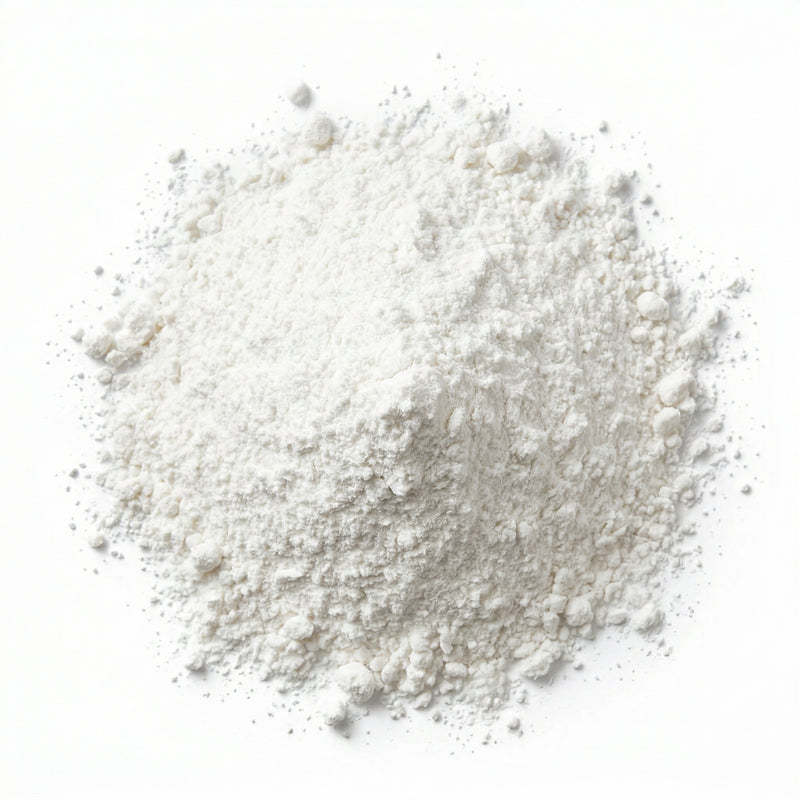 Melatonin in a pile on a white background